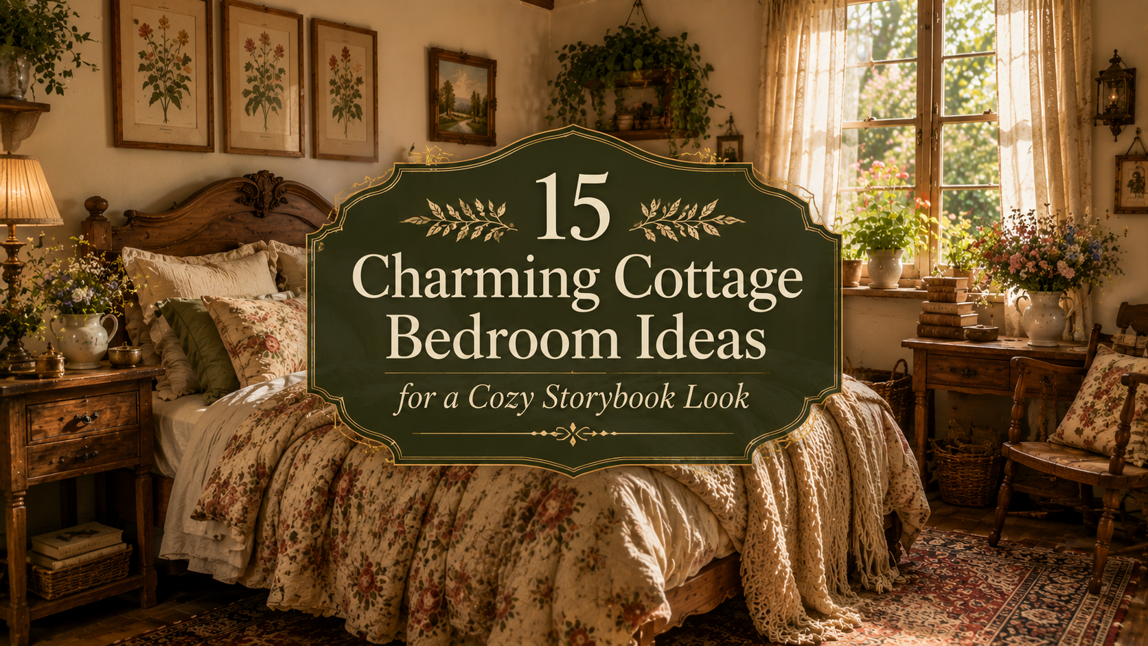 15 Charming Cottage Bedroom Ideas for a Cozy Storybook Look