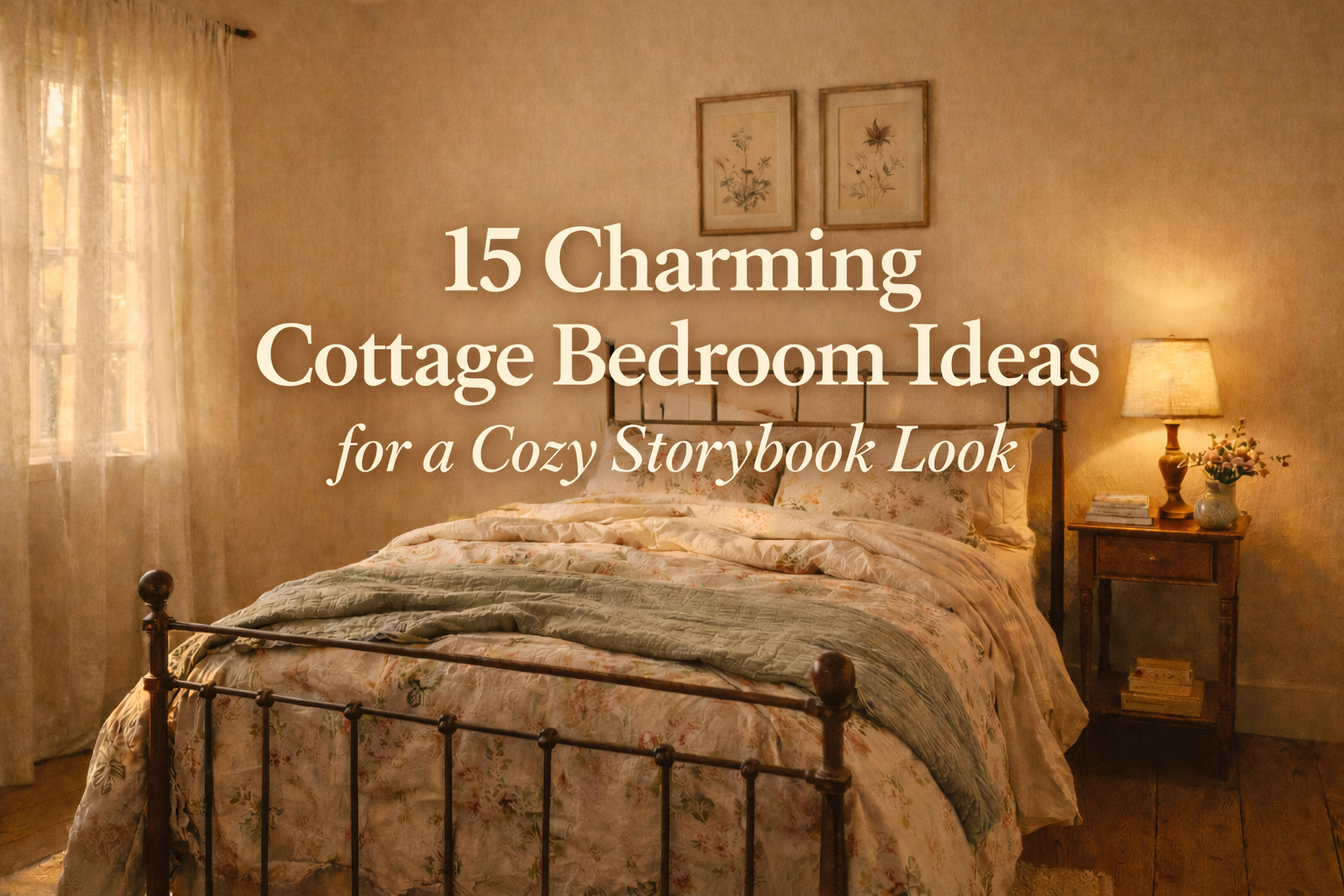 15 Charming Cottage Bedroom Ideas for a Cozy Storybook Look