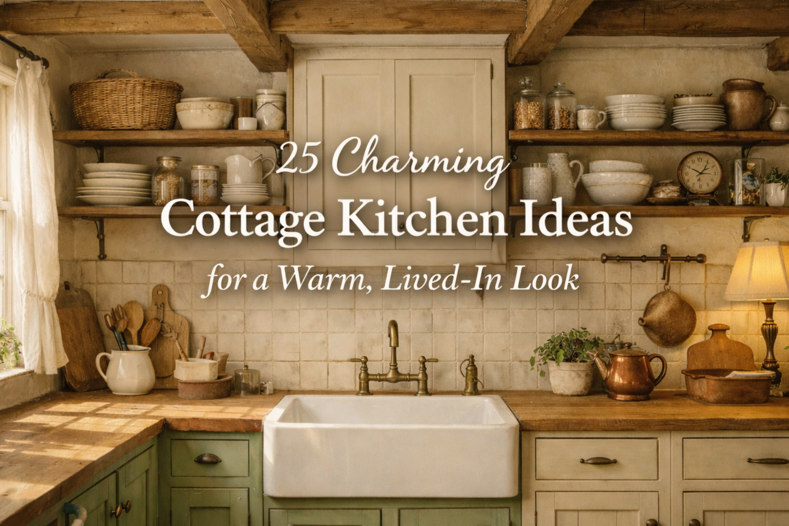 25 Charming Cottage Kitchen Ideas for a Warm, Lived-In Look