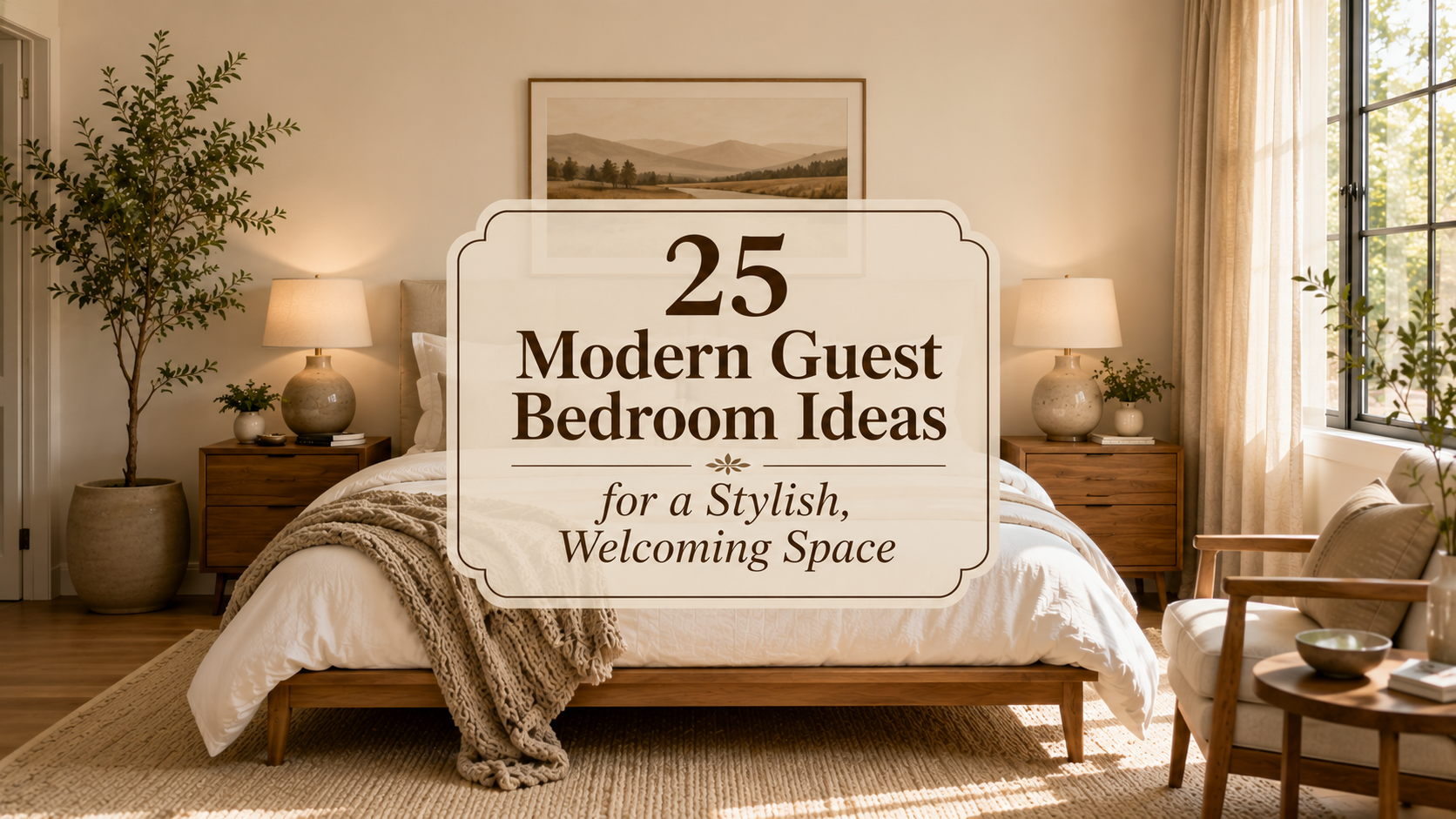 25 Modern Guest Bedroom Ideas for a Stylish, Welcoming Space