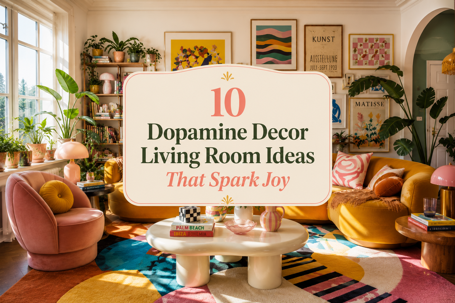 10 Dopamine Decor Living Room Ideas That Spark Joy