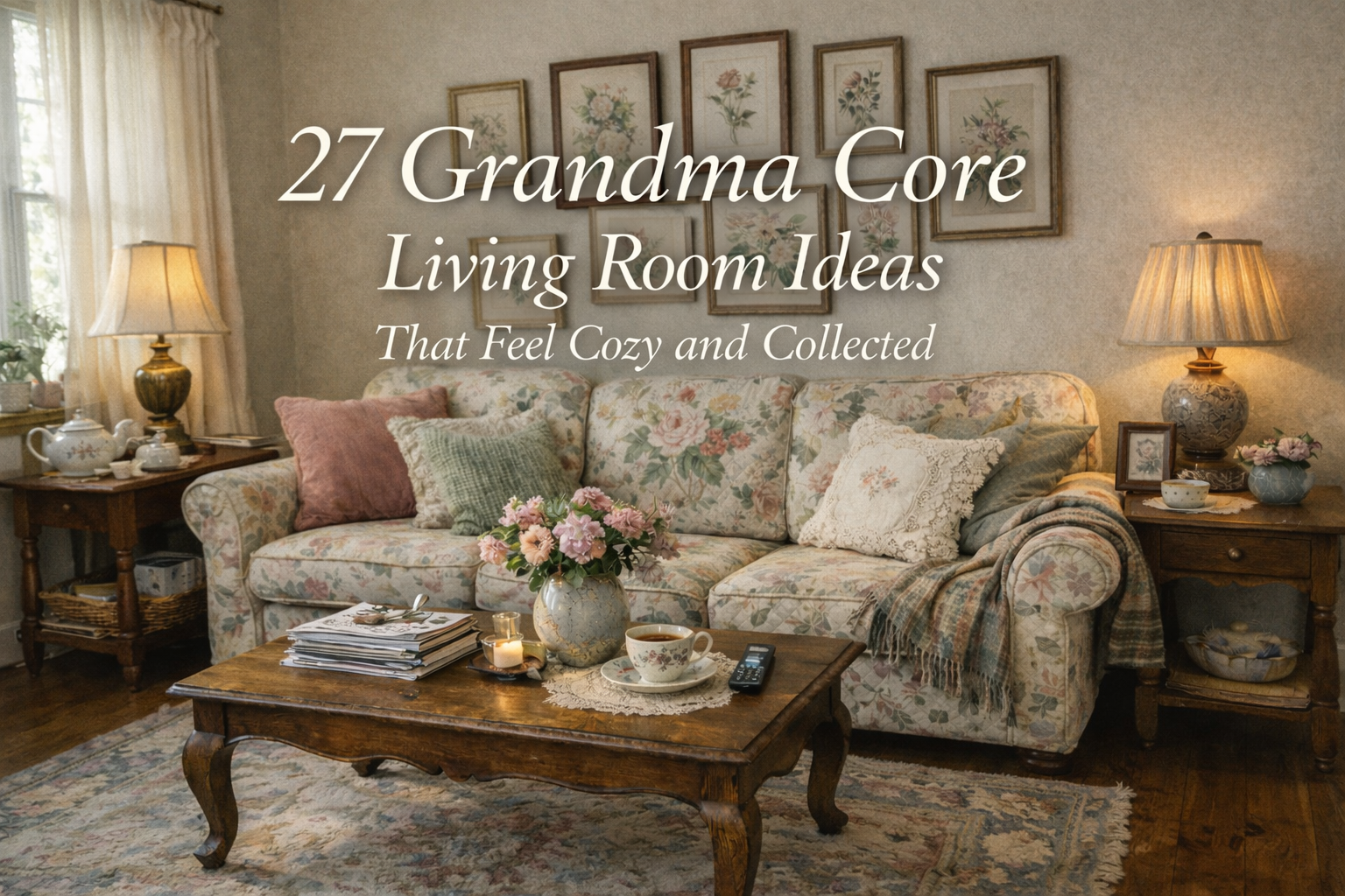 27 Grandma Core Living Room Ideas for a Cozy, Collected Look