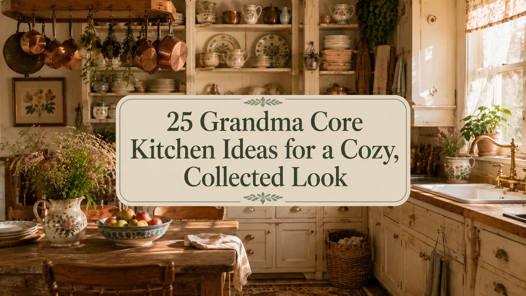 25 Grandma Core Kitchen Ideas for a Cozy, Collected Look