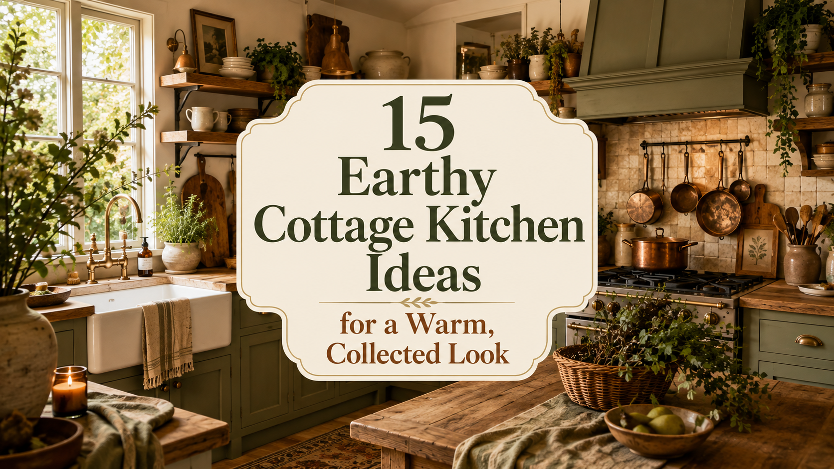 15 Earthy Cottage Kitchen Ideas for a Warm, Collected Look